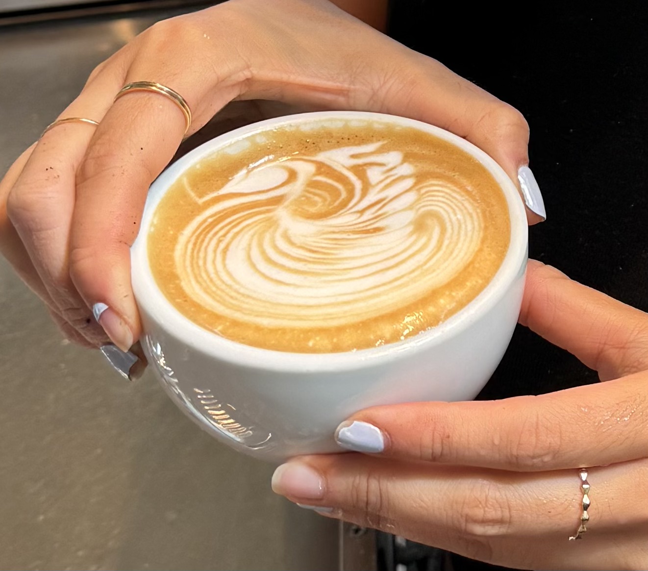 Swan Latte Art
